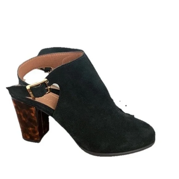 Vionic Lacey Tortoise Open Heel Booties Size 11 - Picture 1 of 4